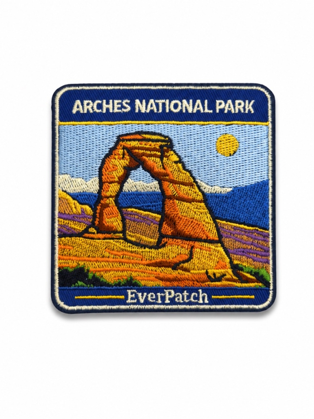 Arches National Park Patch Iron On Utah Travel Souvenir Embroidered Badge